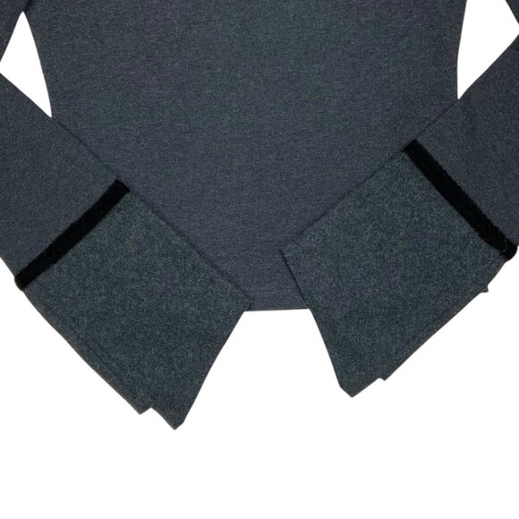 Munthe Plus Simonsen Copenhagen Tee Shirt Top S Bell Sleeve Wool Blend - Picture 10 of 12